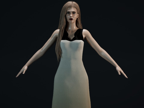 Lily Rabe 3D 모델