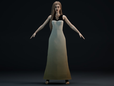 Lily Rabe 3D 모델