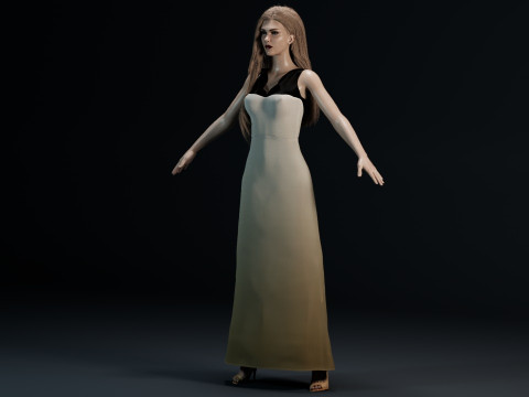 Lily Rabe 3D 모델