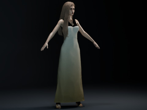 Lily Rabe 3D 모델
