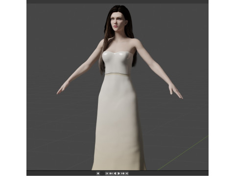 Lily Rabe 3D 모델