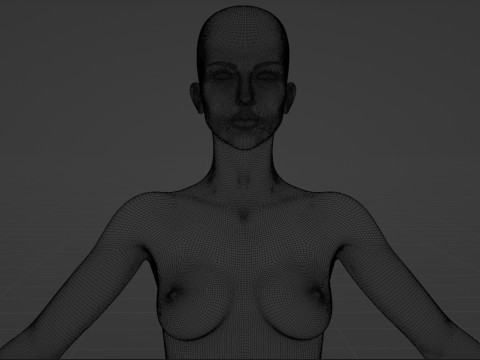 Lily Rabe 3D 모델