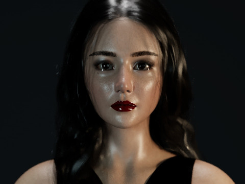 Dilraba Dilmurat 3D Model