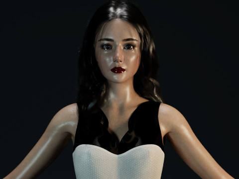 Dilraba Dilmurat 3D 모델