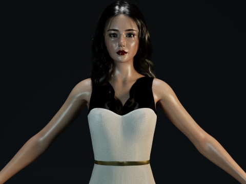 Dilraba Dilmurat 3D 모델