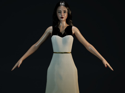 Dilraba Dilmurat 3D 모델