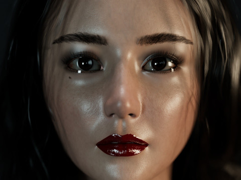 Dilraba Dilmurat 3D 모델