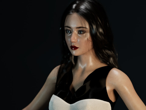 Dilraba Dilmurat 3D 모델