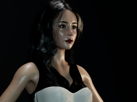 Dilraba Dilmurat 3D 모델