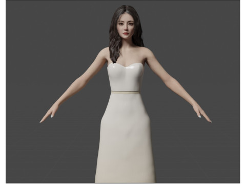 Dilraba Dilmurat 3D 모델