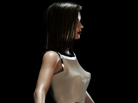 Jenna Coleman Modelo 3D