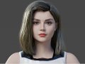 Jenna Coleman 3D Model