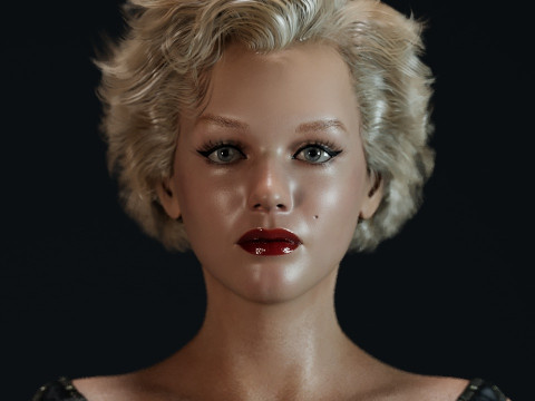 Marilyn Monroe Modèle 3D
