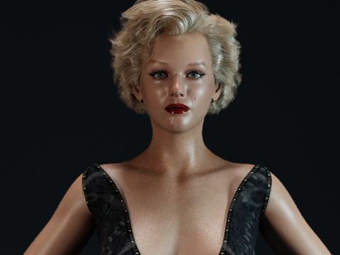 Marilyn Monroe Modelo 3D