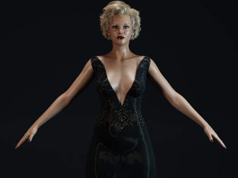 Marilyn Monroe Modelo 3D