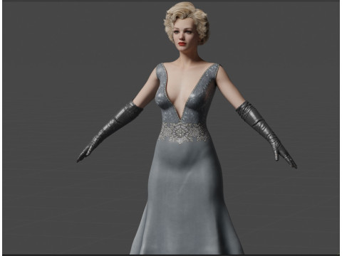 Marilyn Monroe Modelo 3D