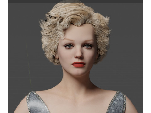 Marilyn Monroe Modelo 3D