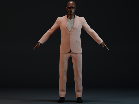 Samuel L Jackson 3Dモデル