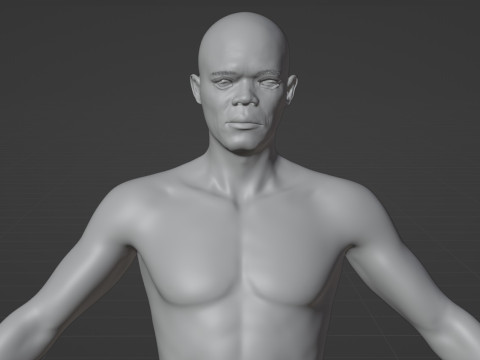 Samuel L Jackson 3Dモデル