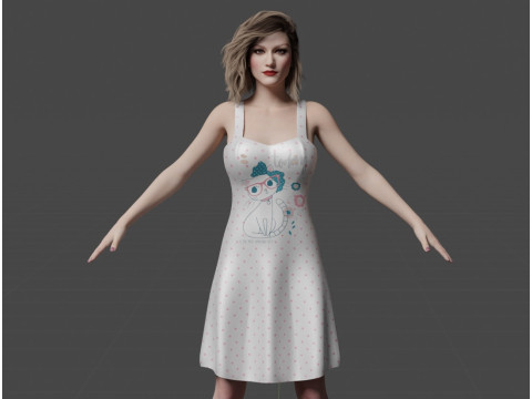 Olivia Taylor Dudley 3D Model