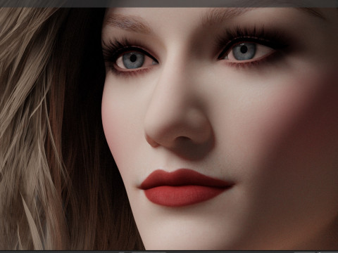 Olivia Taylor Dudley 3D Model
