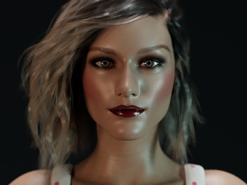 Olivia Taylor Dudley 3D Model