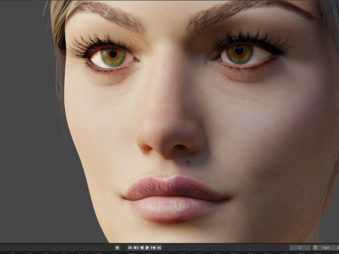 Phoebe Tonkin 3Dモデル
