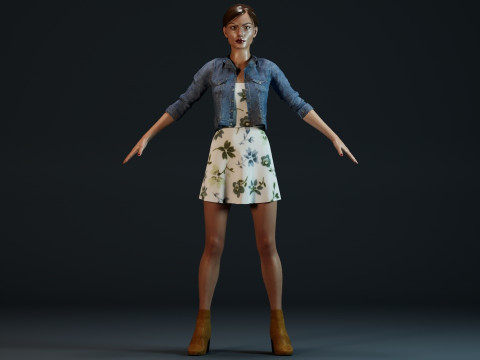 Phoebe Tonkin 3Dモデル