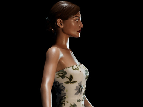 Phoebe Tonkin 3Dモデル