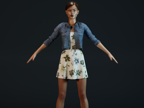 Phoebe Tonkin 3Dモデル