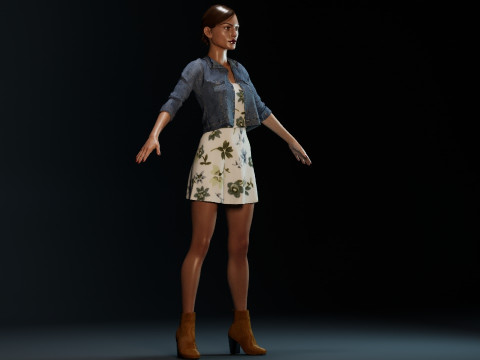 Phoebe Tonkin 3Dモデル