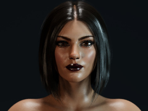 Mila Kunis Modelo 3D