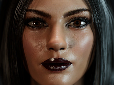 Mila Kunis 3D-Modell
