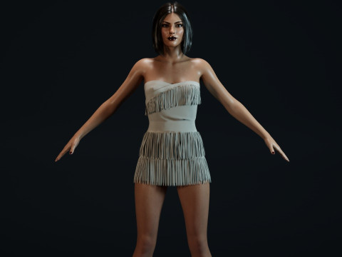 Mila Kunis 3D-Modell