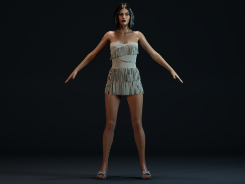 Mila Kunis 3D-Modell
