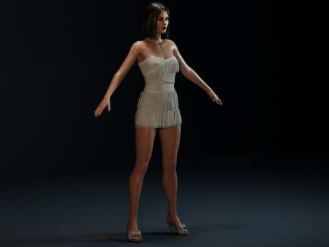 Mila Kunis 3D-Modell