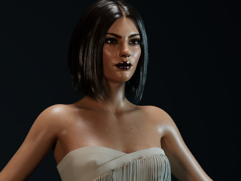 Mila Kunis 3D-Modell
