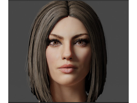 Mila Kunis 3D-Modell