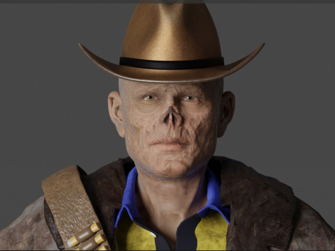 Cooper Howard The Ghoul 3D Model