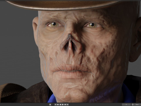 Cooper Howard The Ghoul Modelo 3D