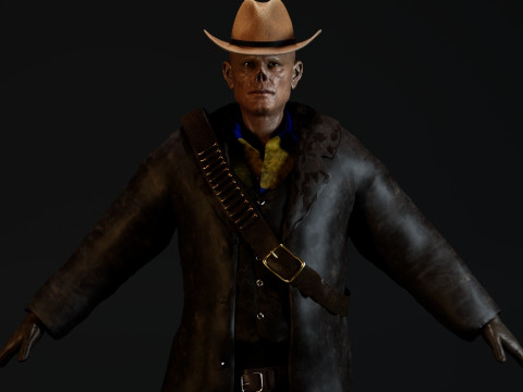 Cooper Howard The Ghoul Modelo 3D