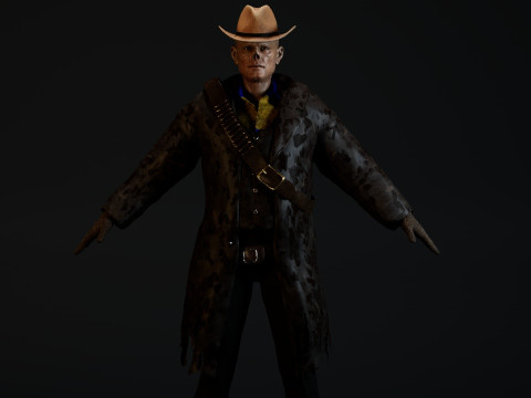 Cooper Howard The Ghoul Modelo 3D