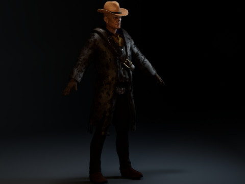 Cooper Howard The Ghoul Modelo 3D