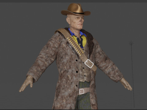 Cooper Howard The Ghoul Modelo 3D