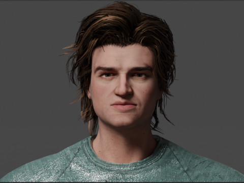 Steve Harrington 3D Model