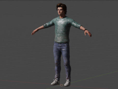 Steve Harrington 3D Model