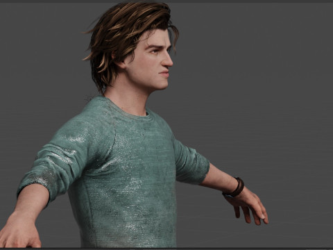 Steve Harrington 3D Model