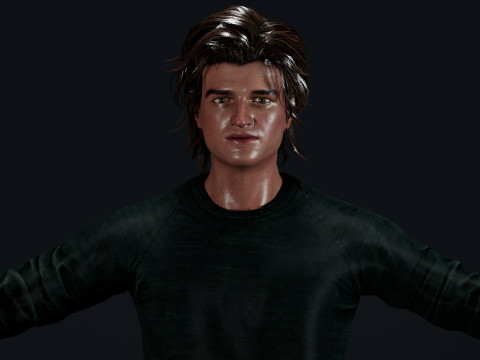 Steve Harrington 3D Model