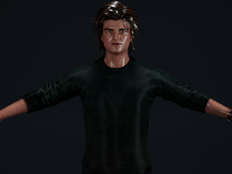 Steve Harrington 3D Model