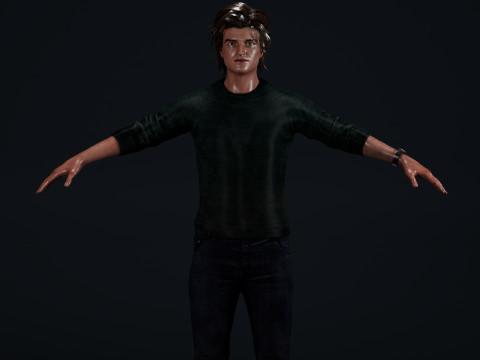 Steve Harrington 3D Model